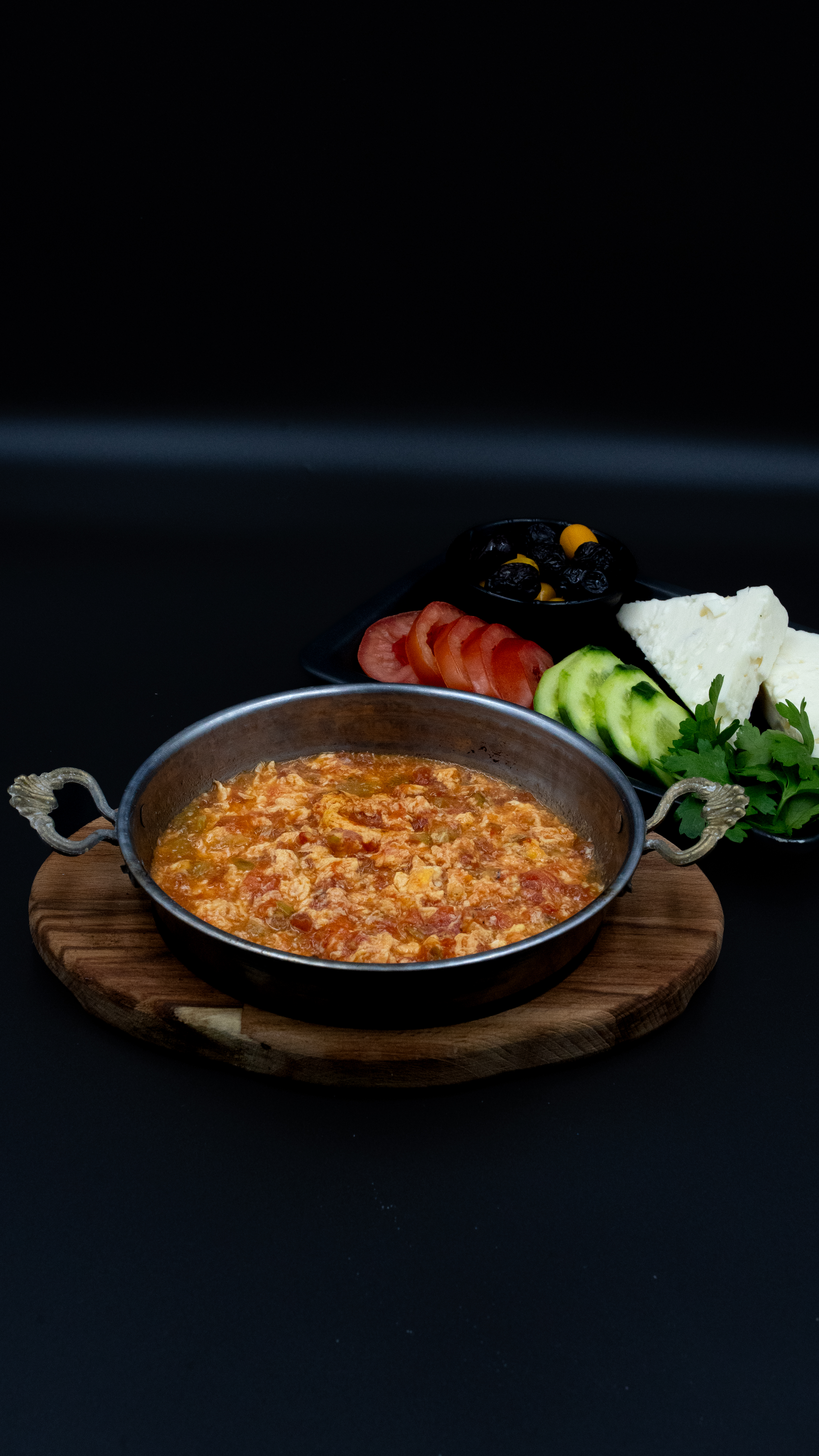 Kavurmalı Kaşarlı Menemen
